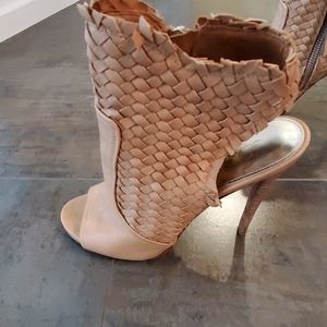 Tan COACH heels